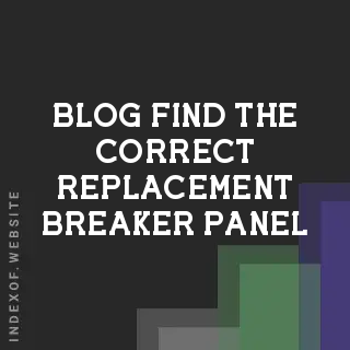 How to Find the Correct Replacement Breaker Panel for Your Mobile Home | Logo - Indexof